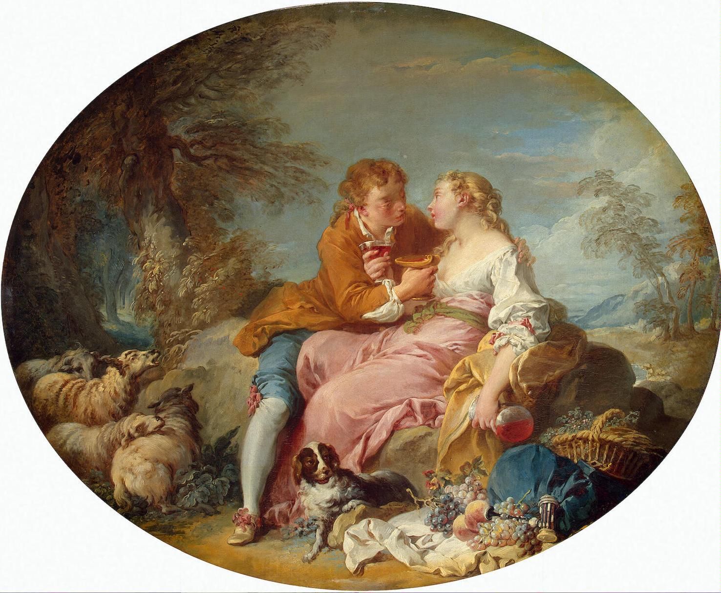 Pastoral Scene by Francois Boucher